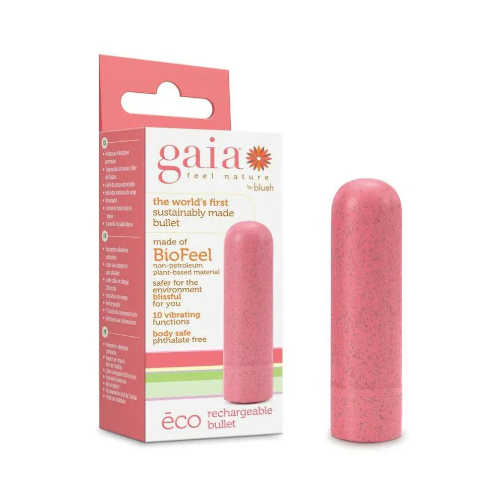 Blush Gaia Eco Rechargeable Bullet Vibrator - Buy At Luxury Toy X - Free 3-Day Shipping