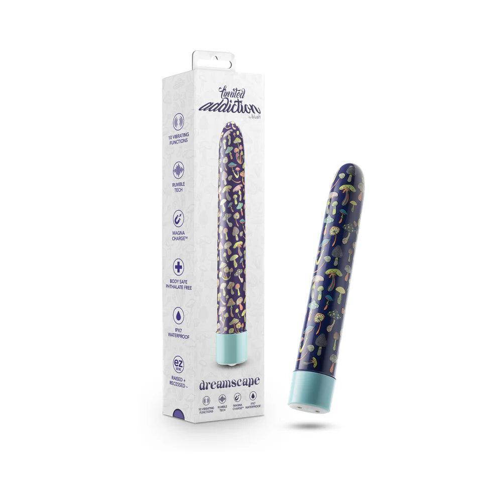 Blush Limited Addiction Dreamscape Rechargeable 7 in. Vibrator Blue - Buy At Luxury Toy X - Free 3-Day Shipping