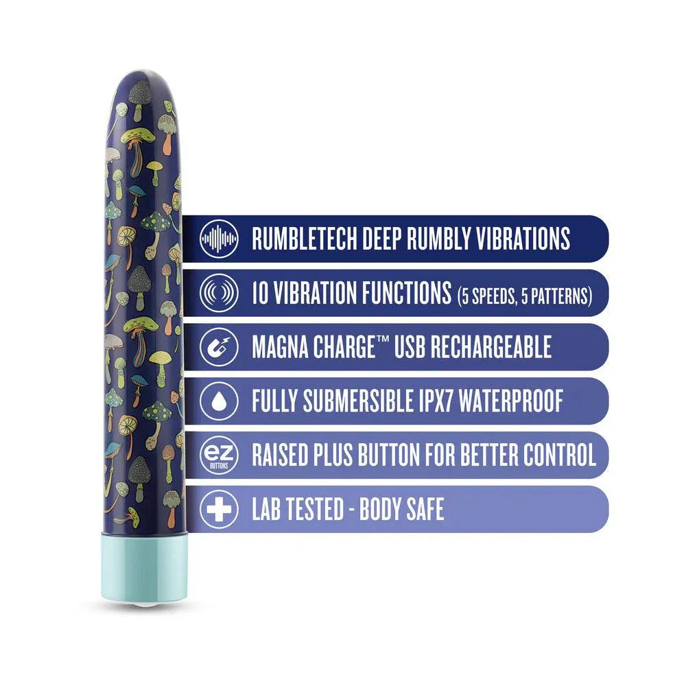 Blush Limited Addiction Dreamscape Rechargeable 7 in. Vibrator Blue - Buy At Luxury Toy X - Free 3-Day Shipping