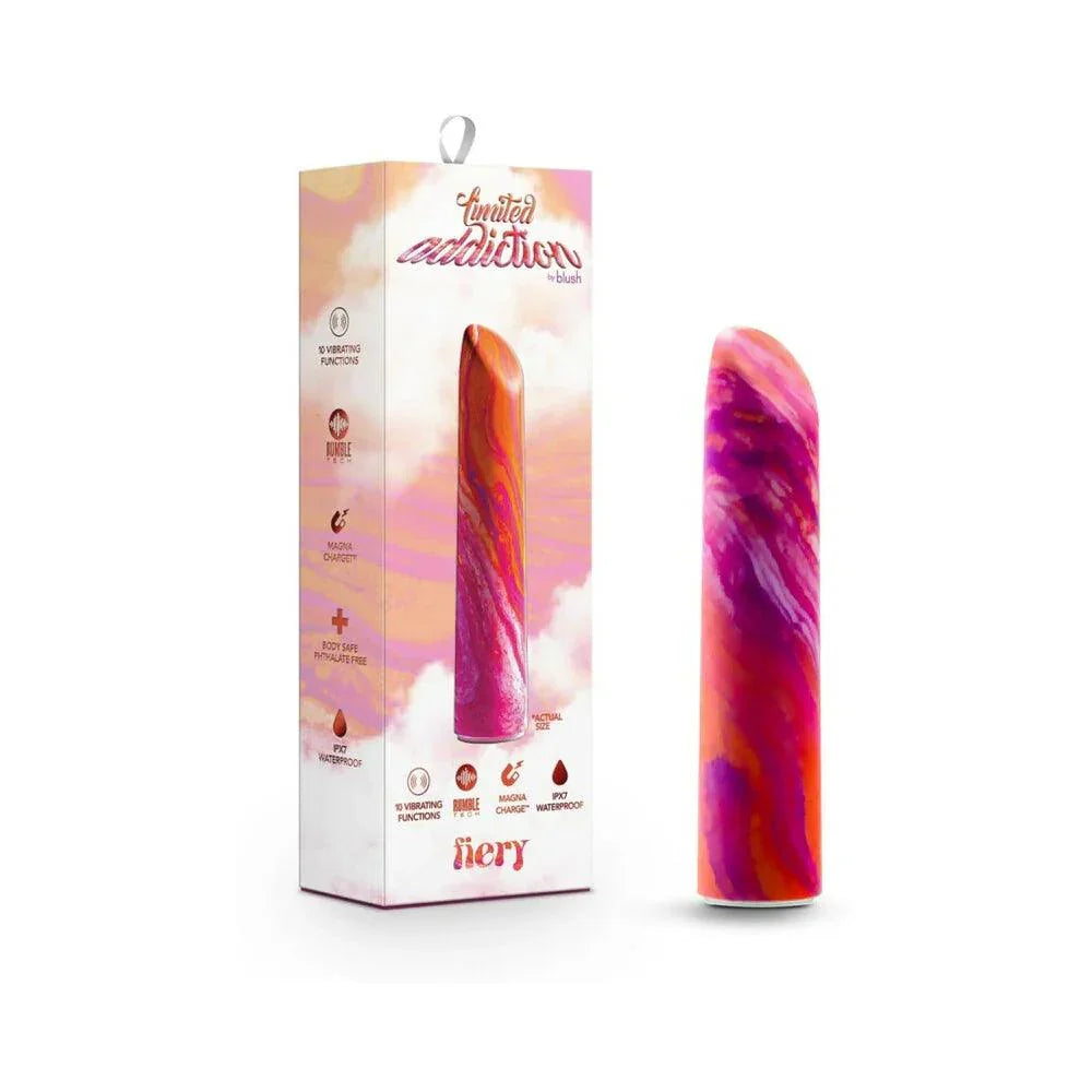 Blush Limited Addiction Fiery Power Vibe Rechargeable Bullet - Buy At Luxury Toy X - Free 3-Day Shipping