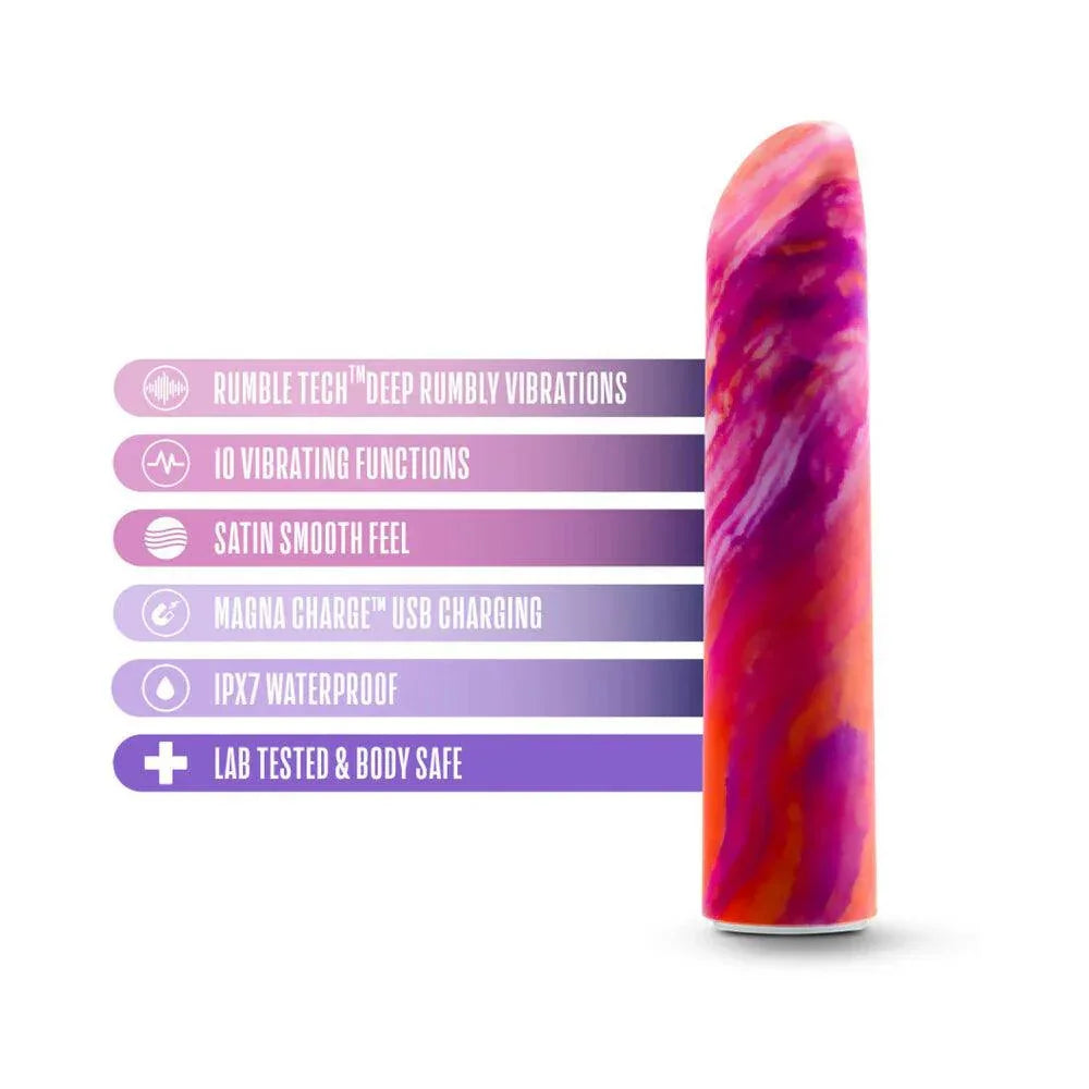 Blush Limited Addiction Fiery Power Vibe Rechargeable Bullet - Buy At Luxury Toy X - Free 3-Day Shipping