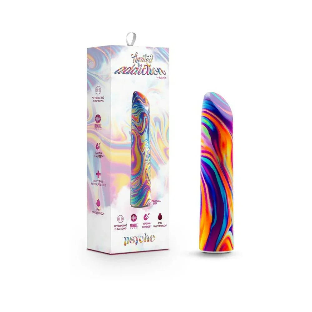 Blush Limited Addiction Psyche Power Vibe Rechargeable Bullet Rainbow - Buy At Luxury Toy X - Free 3-Day Shipping