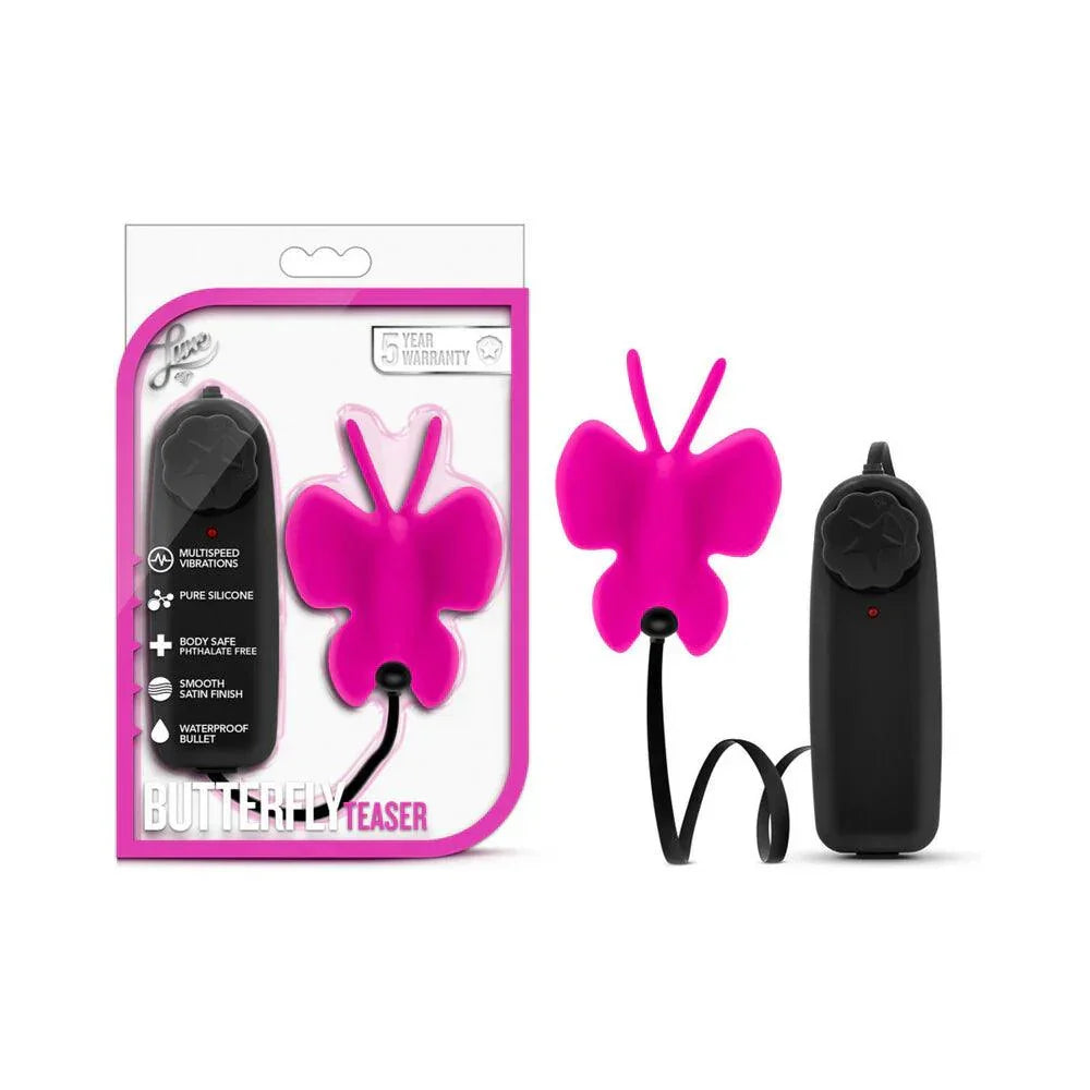 Blush Luxe Butterfly Teaser Remote-Controlled Silicone Mini Vibrator - Buy At Luxury Toy X - Free 3-Day Shipping