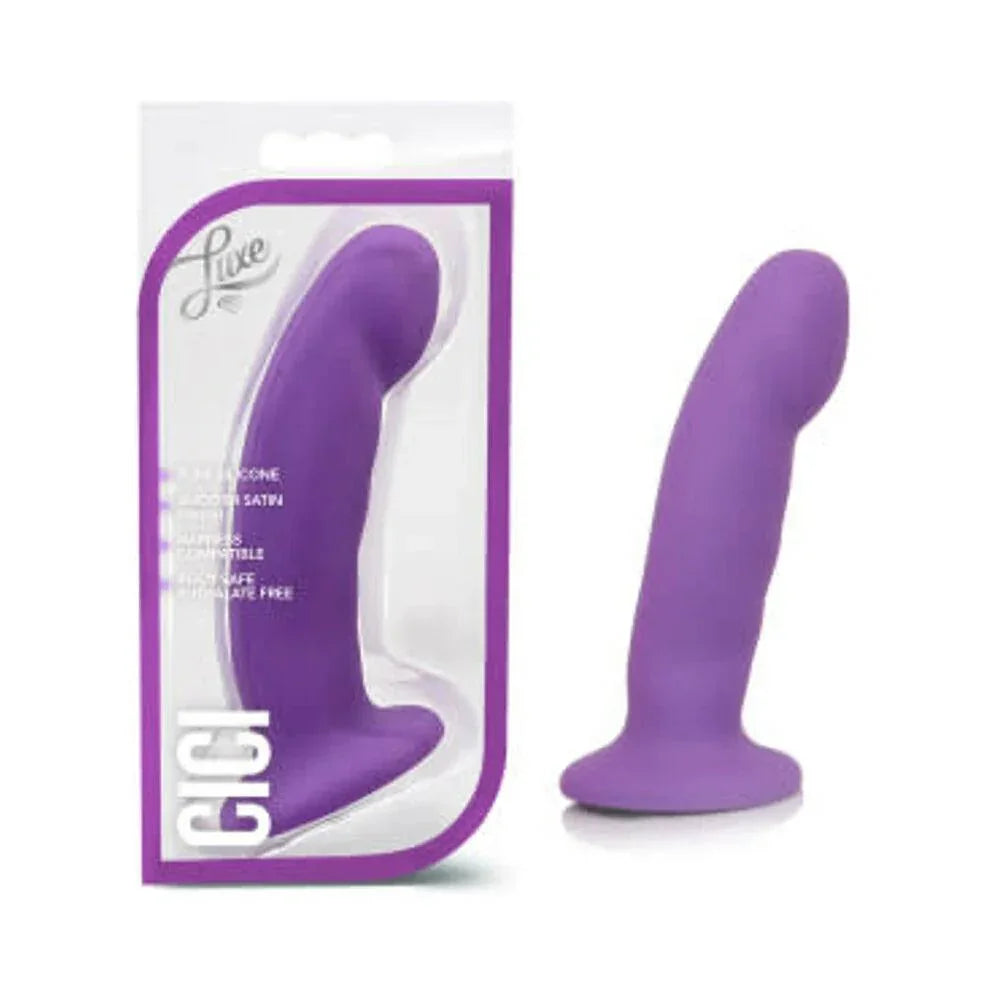 Blush Luxe Cici 6.5 in. Curved Silicone Dildo - Buy At Luxury Toy X - Free 3-Day Shipping