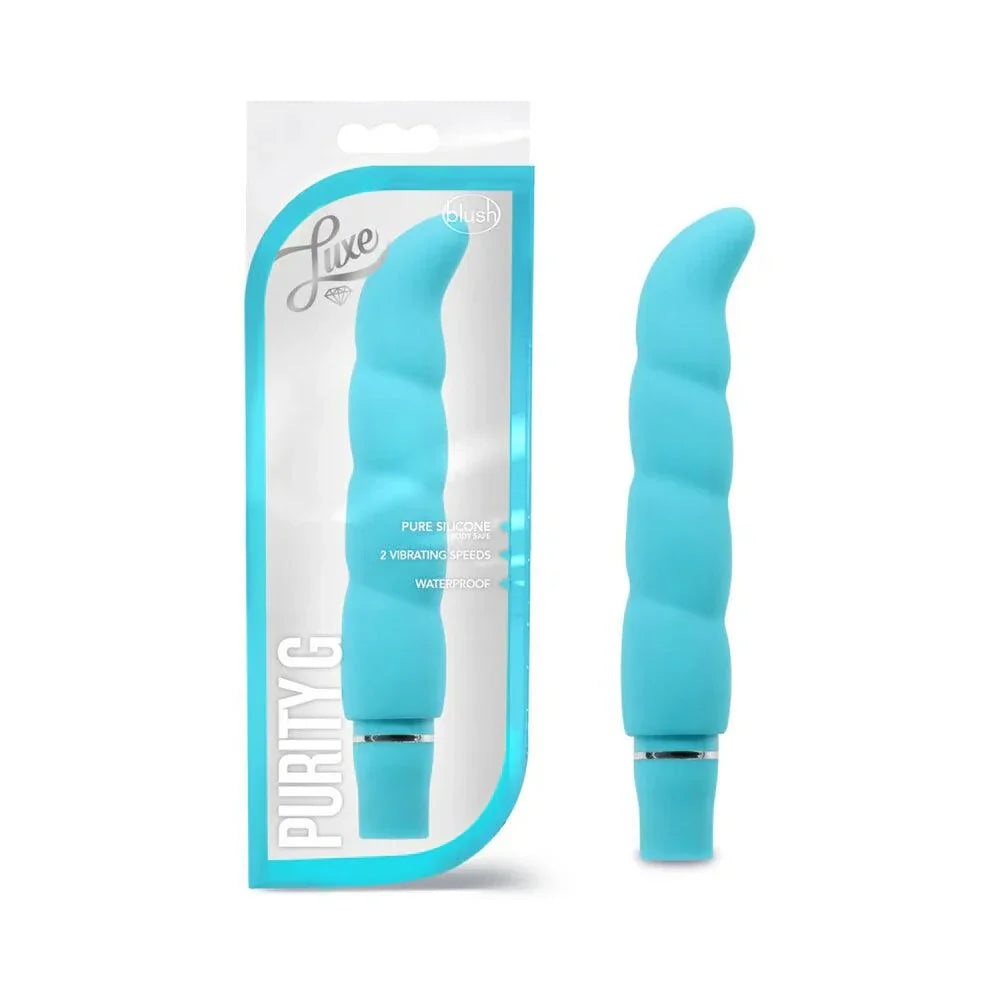 Blush Luxe Purity G Silicone Slimline G-Spot Vibrator - Buy At Luxury Toy X - Free 3-Day Shipping