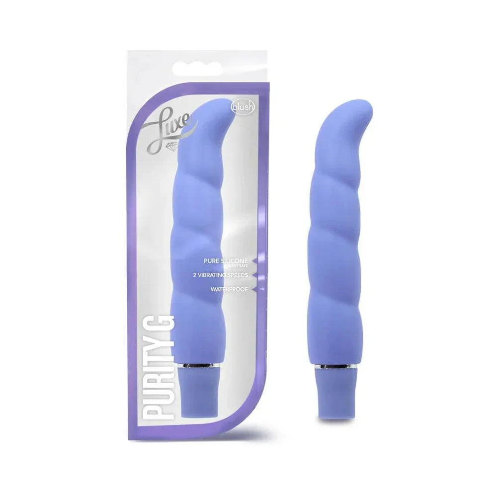 Blush Luxe Purity G Silicone Slimline G-Spot Vibrator - Buy At Luxury Toy X - Free 3-Day Shipping