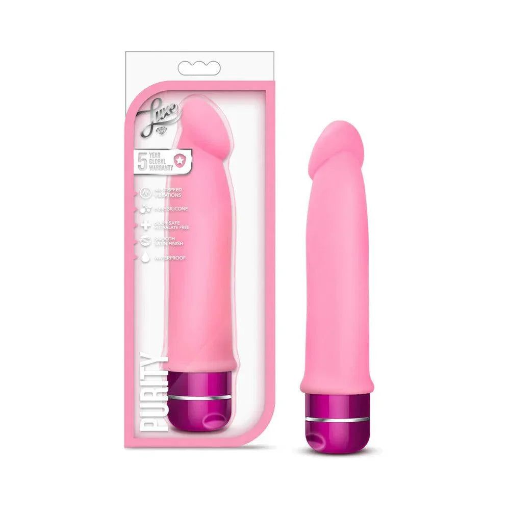 Blush Luxe Purity Silicone Vibrator - Buy At Luxury Toy X - Free 3-Day Shipping
