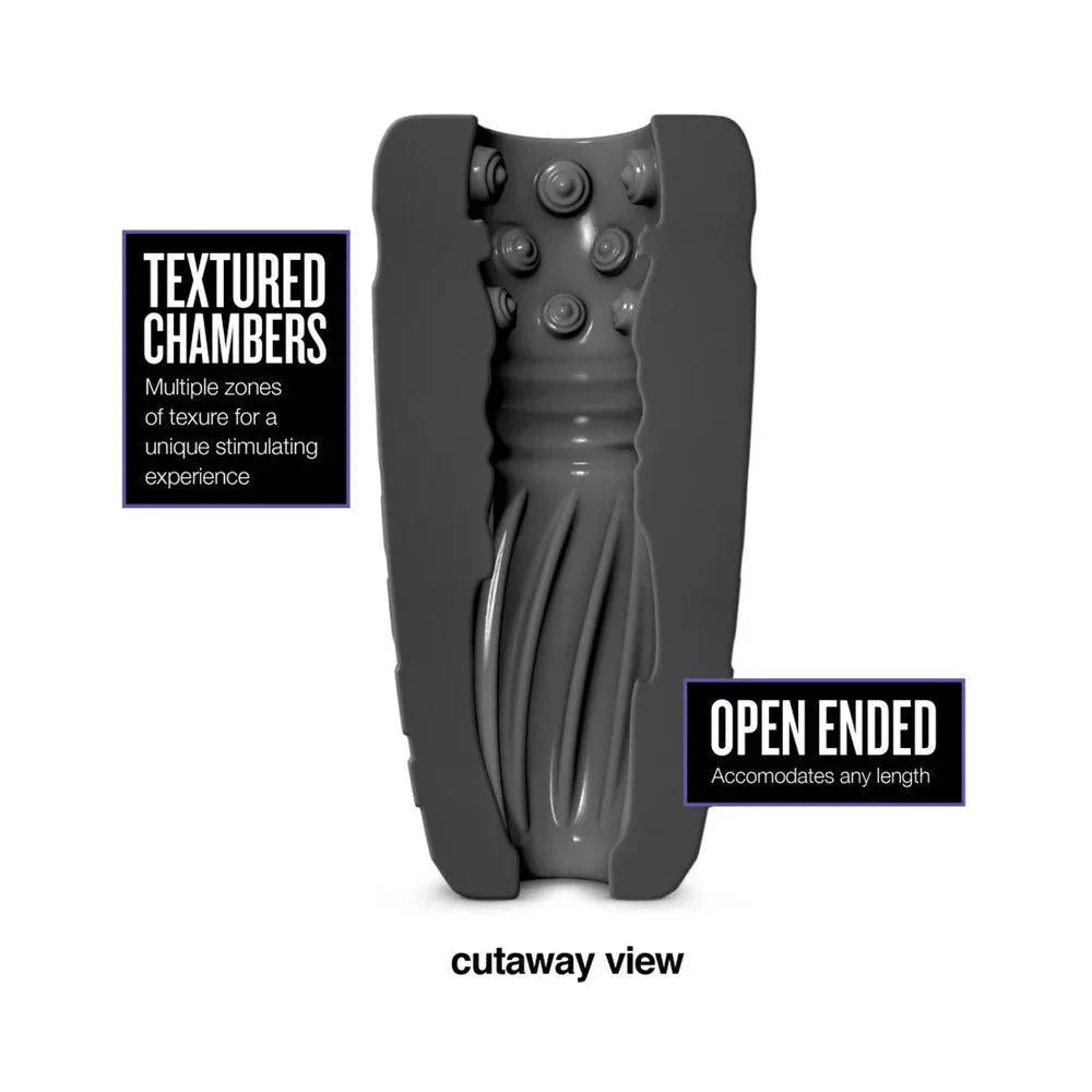 Blush M Elite Platinum Gript Silicone Stroker - Buy At Luxury Toy X - Free 3-Day Shipping