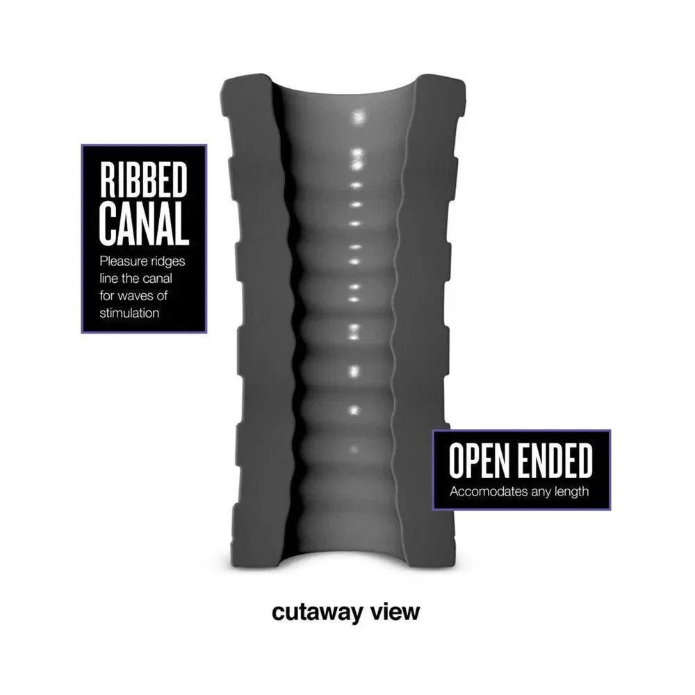 Blush M Elite Platinum Hekx Silicone Stroker - Buy At Luxury Toy X - Free 3-Day Shipping