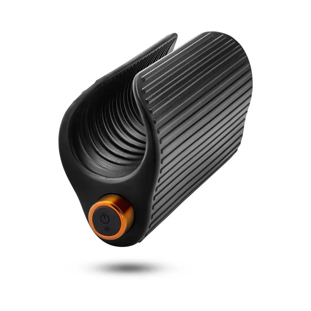 Blush M Elite Platinum Wrapt Rechargeable Silicone Dual End Pussy Masturbator - Buy At Luxury Toy X - Free 3-Day Shipping