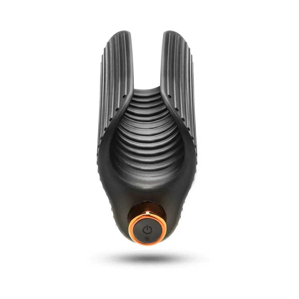 Blush M Elite Platinum Wrapt Rechargeable Silicone Dual End Pussy Masturbator - Buy At Luxury Toy X - Free 3-Day Shipping