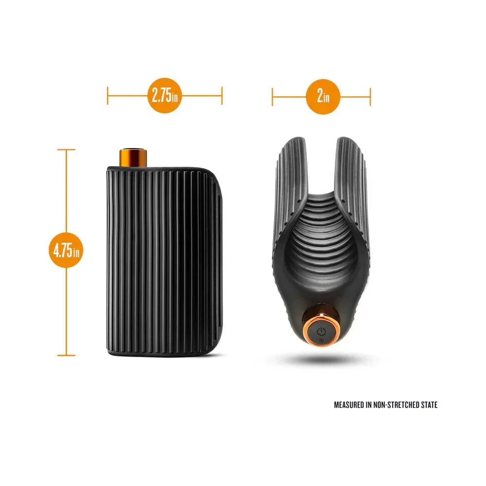Blush M Elite Platinum Wrapt Rechargeable Silicone Dual End Pussy Masturbator - Buy At Luxury Toy X - Free 3-Day Shipping