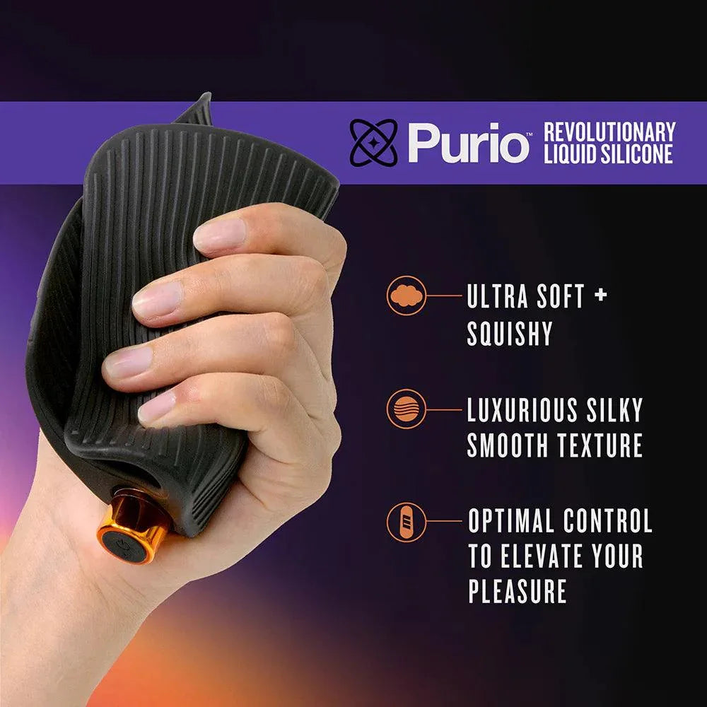 Blush M Elite Platinum Wrapt Rechargeable Silicone Dual End Pussy Masturbator - Buy At Luxury Toy X - Free 3-Day Shipping