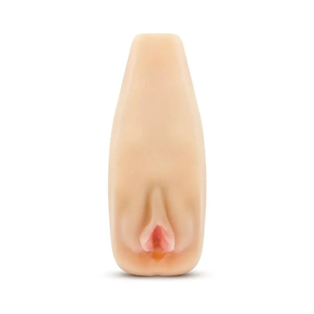Blush M Elite Soft + Wet Natasha Vagina Stroker with Bullet Vibrator - Buy At Luxury Toy X - Free 3-Day Shipping