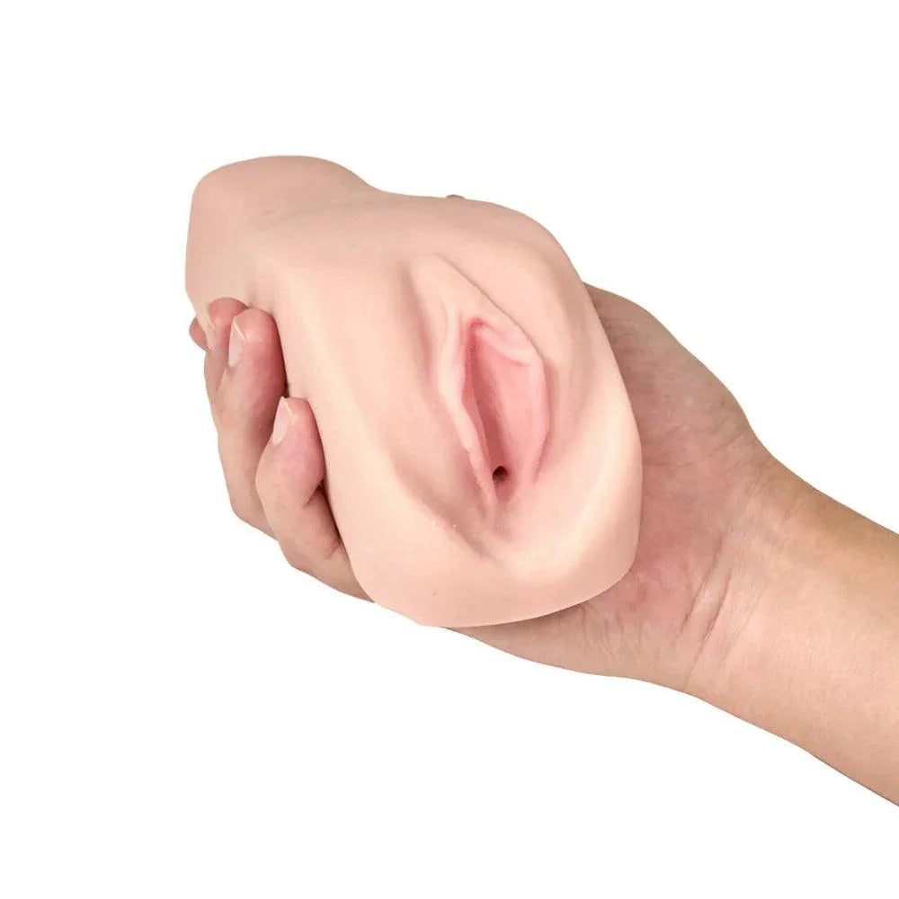 Blush M Elite Soft + Wet Natasha Vagina Stroker with Bullet Vibrator - Buy At Luxury Toy X - Free 3-Day Shipping