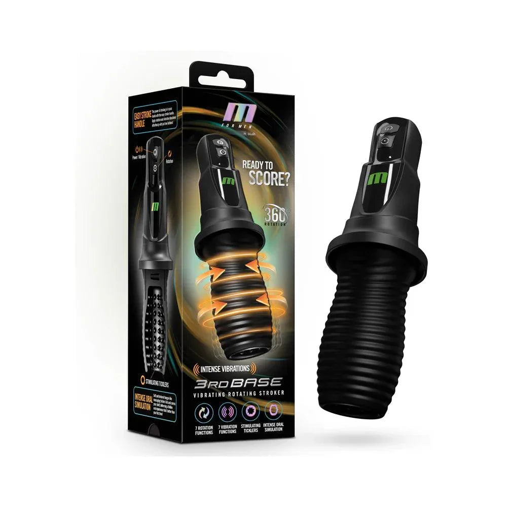 Blush M for Men 3rd Base Rechargeable Masturbator - Buy At Luxury Toy X - Free 3-Day Shipping