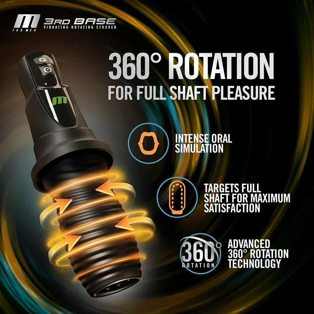 Blush M for Men 3rd Base Rechargeable Masturbator - Buy At Luxury Toy X - Free 3-Day Shipping