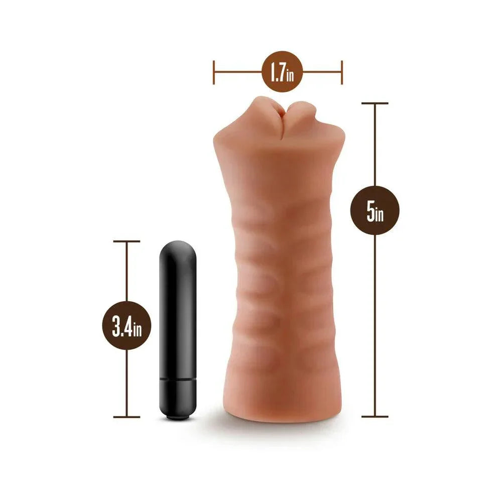 Blush M for Men Isabella Oral Stroker with Bullet Vibrator - Buy At Luxury Toy X - Free 3-Day Shipping