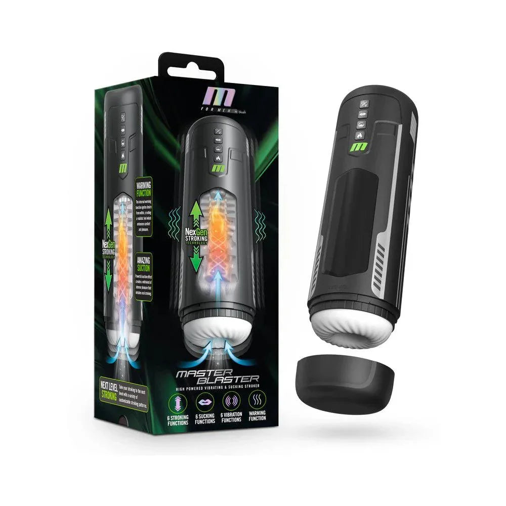 Blush M for Men Master Blaster Rechargeable Masturbator - Buy At Luxury Toy X - Free 3-Day Shipping