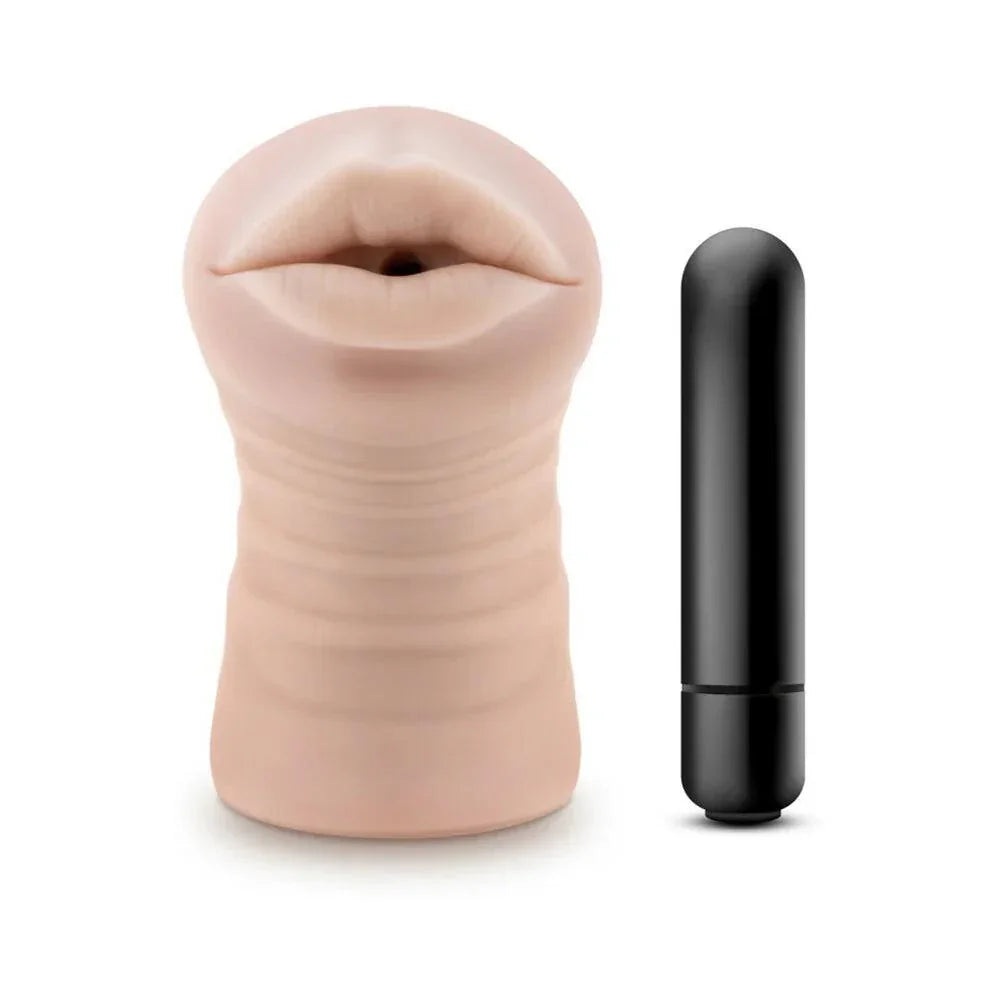 Blush M for Men Skye Oral Stroker with Bullet Vibrator - Buy At Luxury Toy X - Free 3-Day Shipping