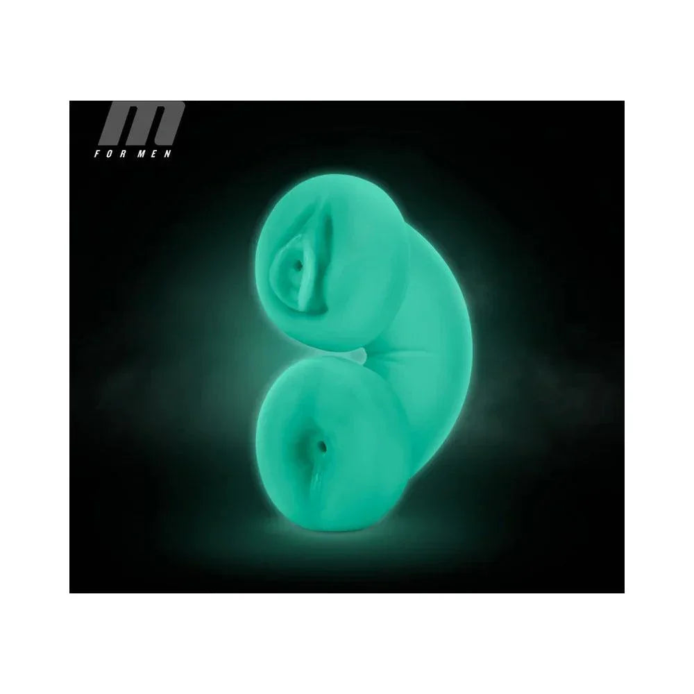 Blush M for Men Soft + Wet Double Trouble Glow in the Dark Self-Lubricating Stroker - Buy At Luxury Toy X - Free 3-Day Shipping
