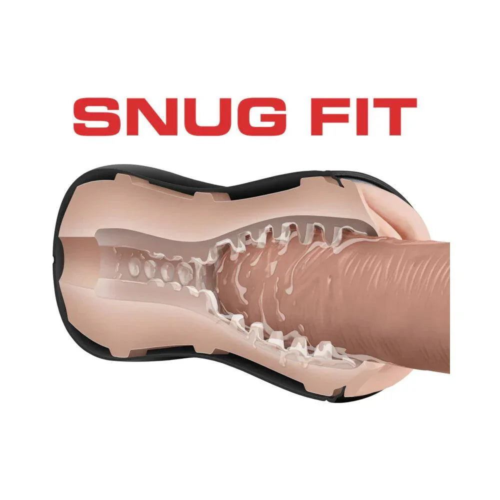 Blush M for Men Soft + Wet Pussy with Pleasure Ridges & Orbs Self-Lubricating Vagina Stroker - Buy At Luxury Toy X - Free 3-Day Shipping