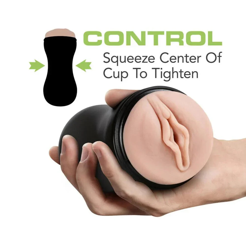Blush M for Men Soft + Wet Pussy with Pleasure Ridges Self-Lubricating Vagina Stroker - Buy At Luxury Toy X - Free 3-Day Shipping