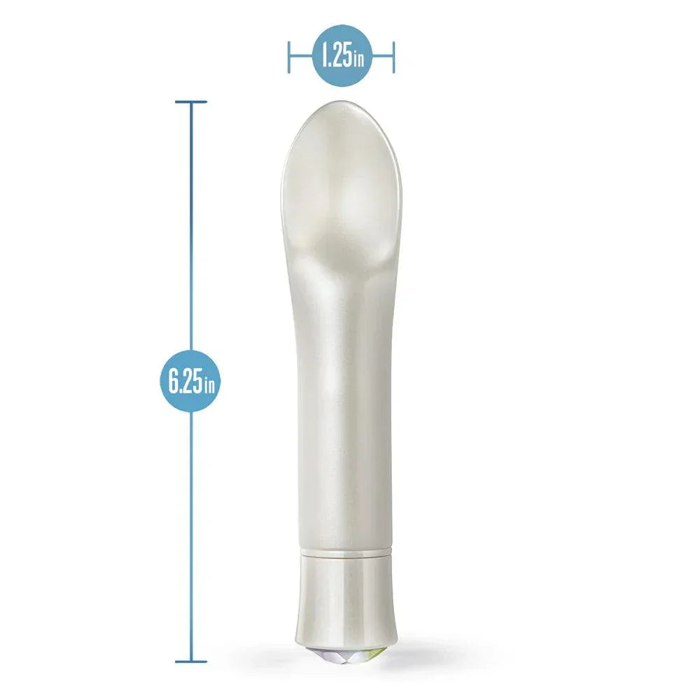 Blush Oh My Gem Bold Rechargeable Warming Silicone Scooped Tongue Vibrator Diamond - Buy At Luxury Toy X - Free 3-Day Shipping
