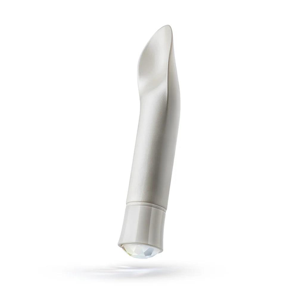 Blush Oh My Gem Bold Rechargeable Warming Silicone Scooped Tongue Vibrator Diamond - Buy At Luxury Toy X - Free 3-Day Shipping