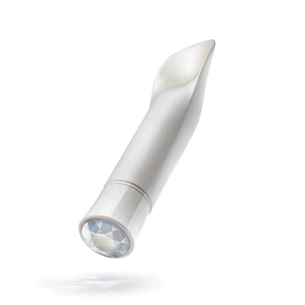 Blush Oh My Gem Bold Rechargeable Warming Silicone Scooped Tongue Vibrator Diamond - Buy At Luxury Toy X - Free 3-Day Shipping