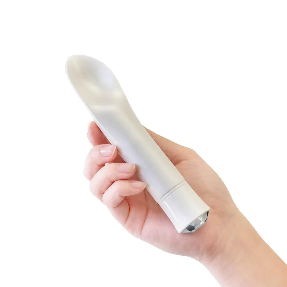 Blush Oh My Gem Bold Rechargeable Warming Silicone Scooped Tongue Vibrator Diamond - Buy At Luxury Toy X - Free 3-Day Shipping