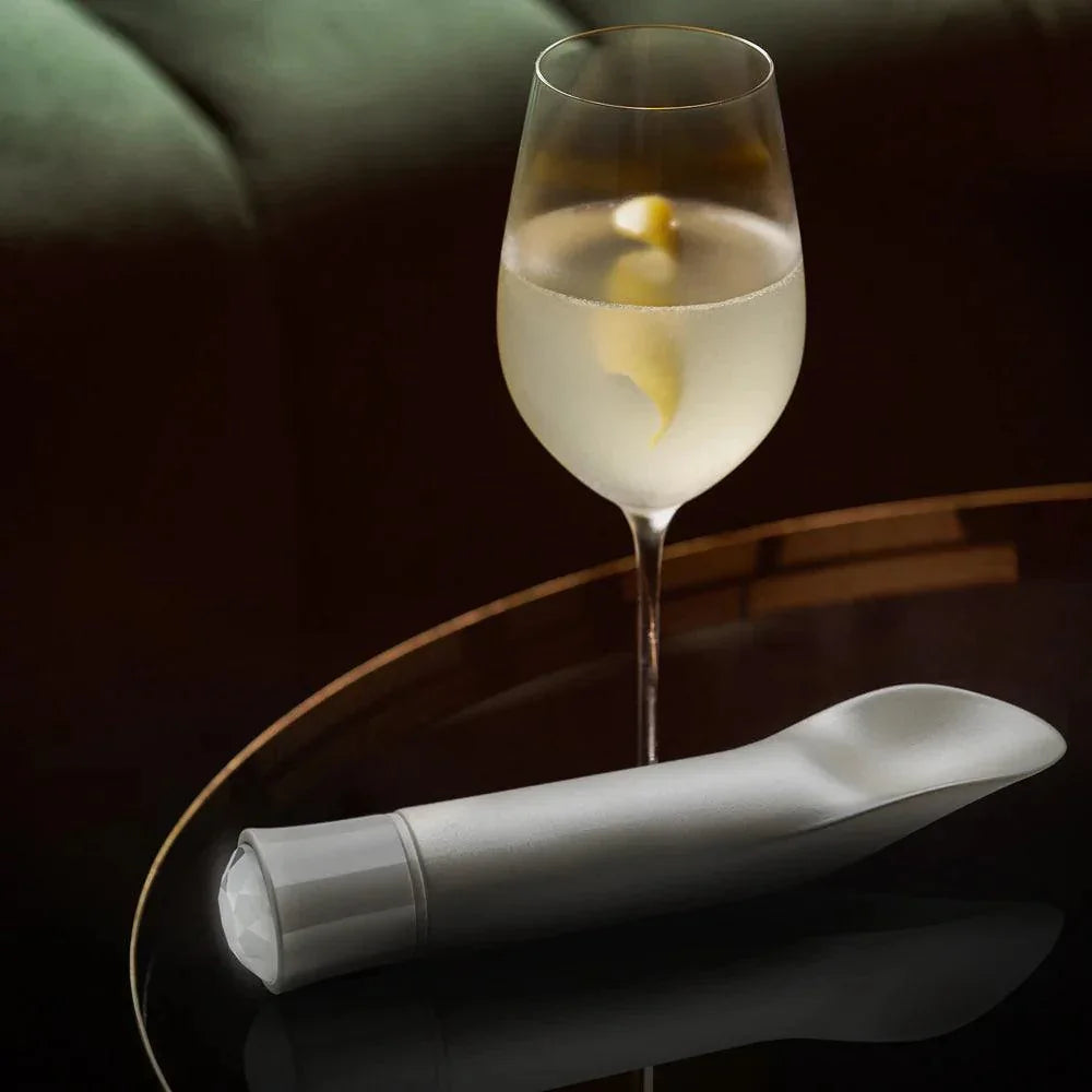 Blush Oh My Gem Bold Rechargeable Warming Silicone Scooped Tongue Vibrator Diamond - Buy At Luxury Toy X - Free 3-Day Shipping