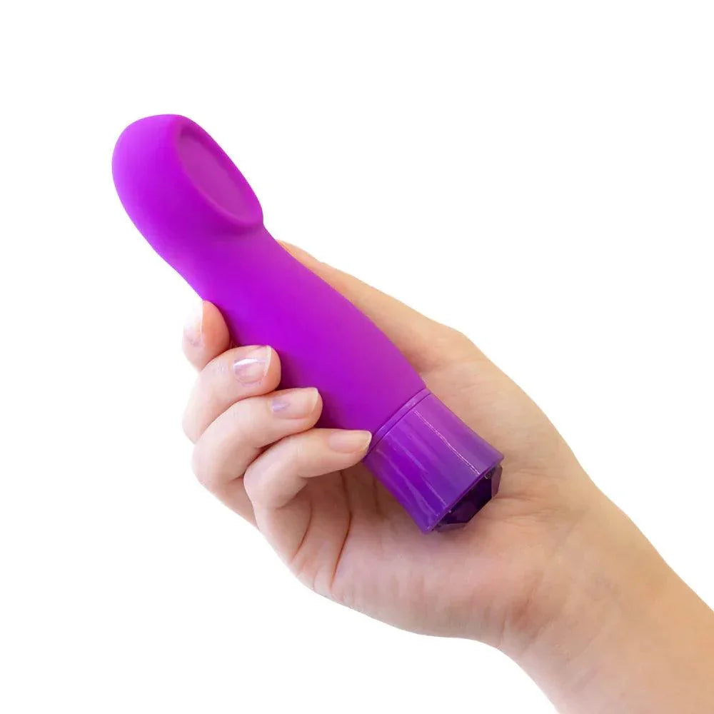 Blush Oh My Gem Charm Rechargeable Warming Silicone Cupped Vibrator Amethyst - Buy At Luxury Toy X - Free 3-Day Shipping