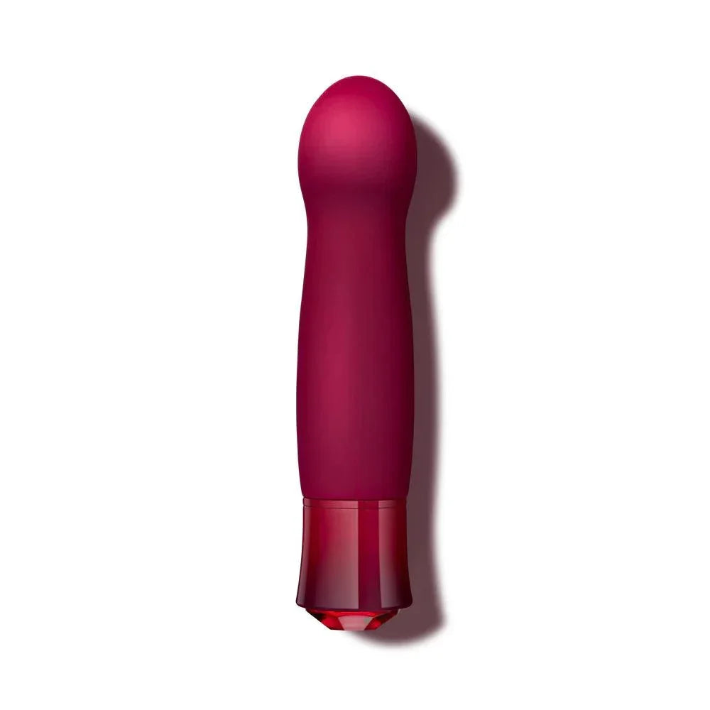 Blush Oh My Gem Classy Rechargeable Warming Silicone G-Spot Vibrator Garnet - Buy At Luxury Toy X - Free 3-Day Shipping