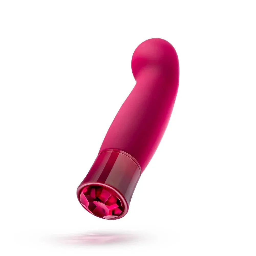 Blush Oh My Gem Classy Rechargeable Warming Silicone G-Spot Vibrator Garnet - Buy At Luxury Toy X - Free 3-Day Shipping
