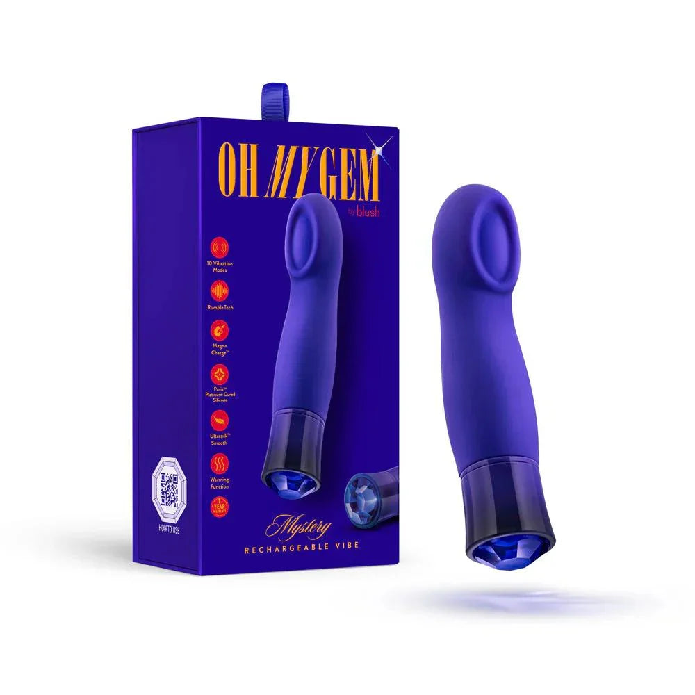 Blush Oh My Gem Mystery Rechargeable Silicone G-Spot Vibrator - Buy At Luxury Toy X - Free 3-Day Shipping