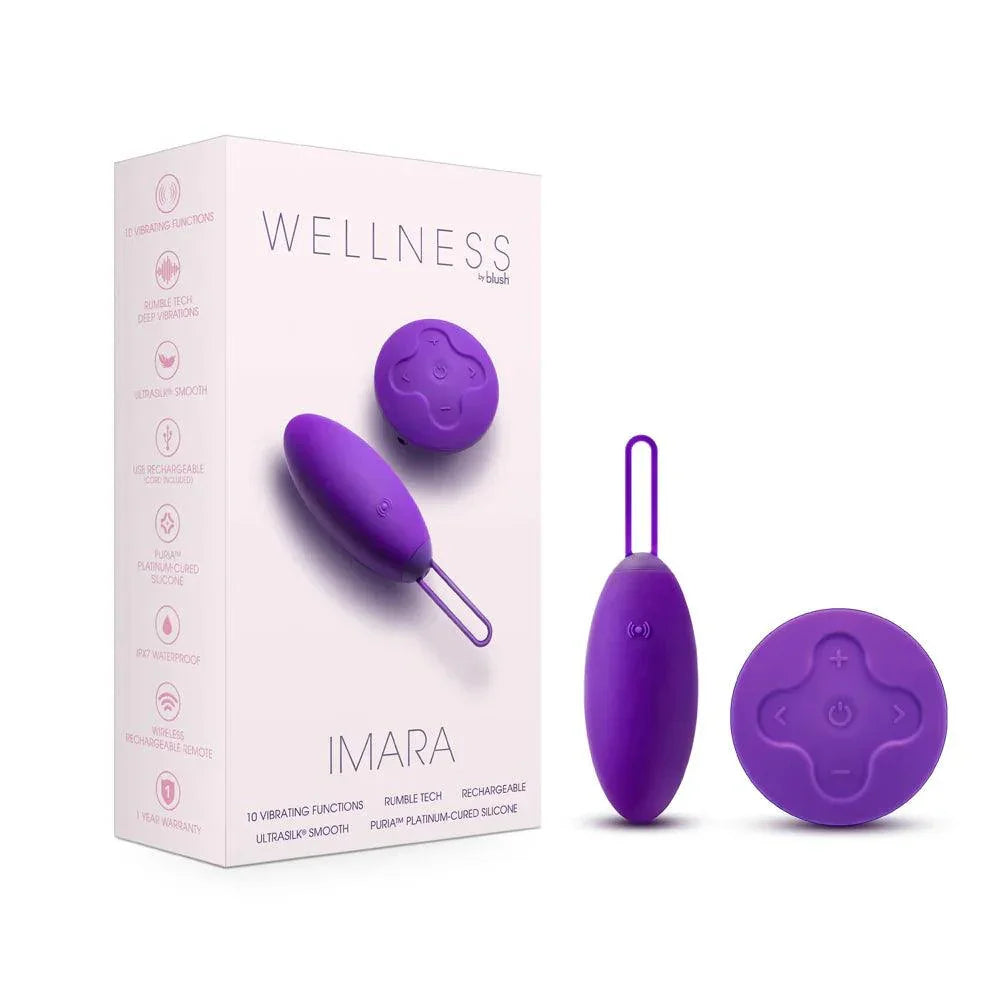 Blush Wellness Imara Vibrating Egg with Remote - Buy At Luxury Toy X - Free 3-Day Shipping