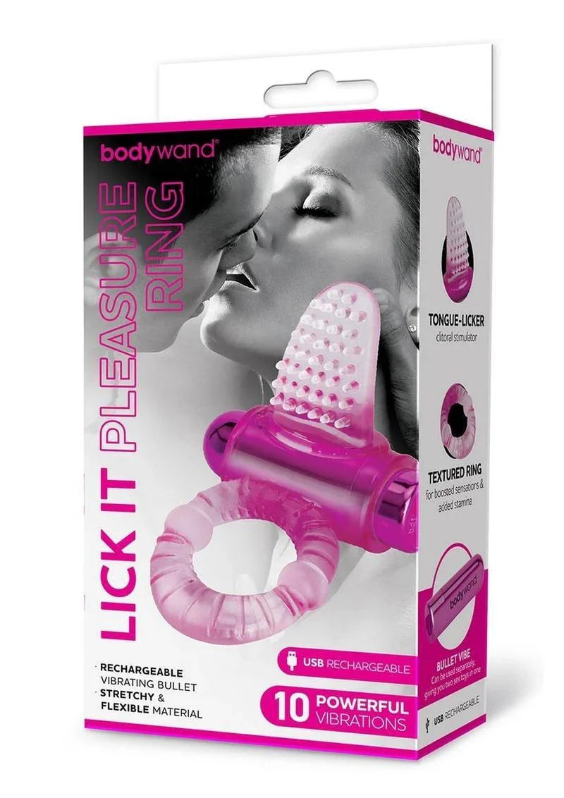 Bodiywand Rechargeable Silicone Lick It Pleasure Ring - Buy At Luxury Toy X - Free 3-Day Shipping