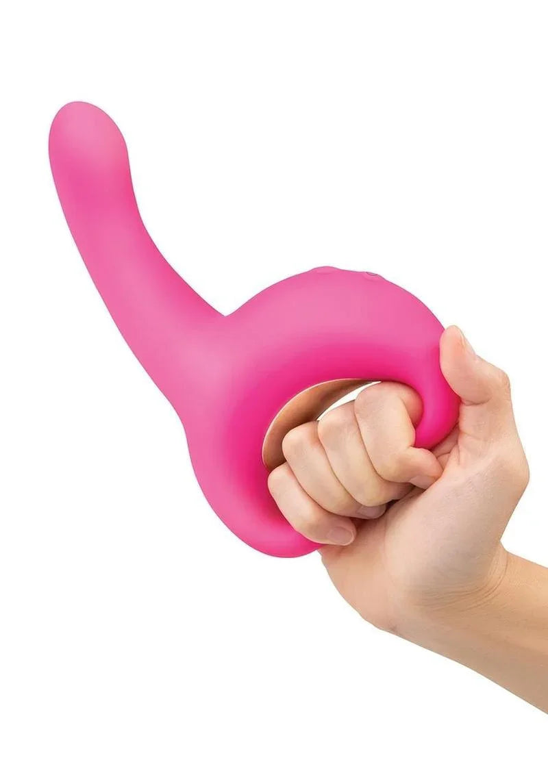 Bodywand G-Play Ultimate Ergonomic Rechargeable Silcone Come Hither Squirt Trainer with Clitoral Stimulator - Buy At Luxury Toy X - Free 3-Day Shipping