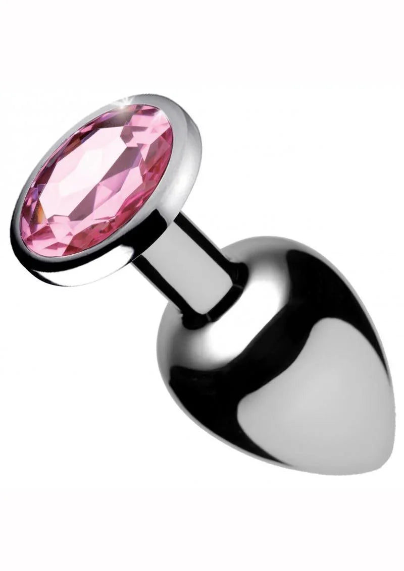 Booty Sparks Pink Gem Large Anal Plug - Buy At Luxury Toy X - Free 3-Day Shipping