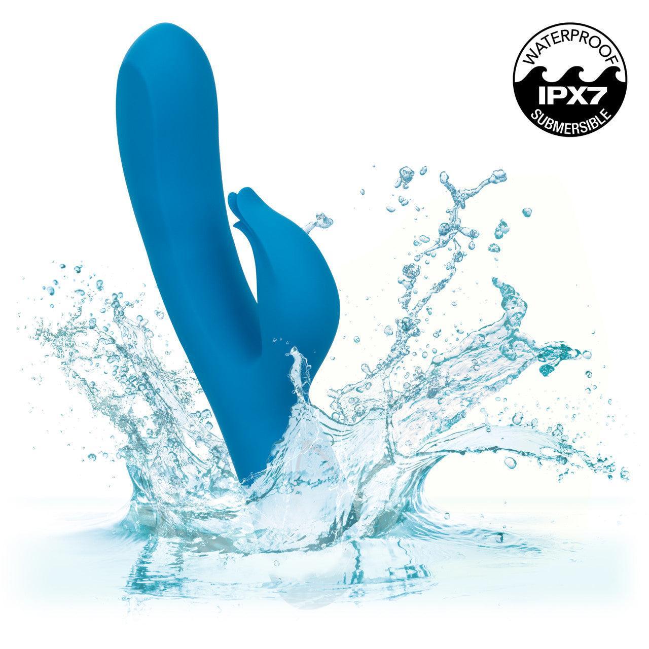CalExotics Azure Collection Flutter G Rechargeable Silicone Vibrator - Buy At Luxury Toy X - Free 3-Day Shipping