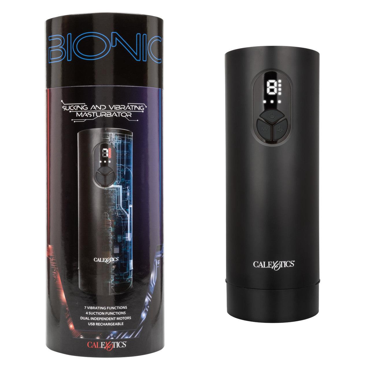 Calexotics Bionic™ Sucking and Vibrating Masturbator - Buy At Luxury Toy X - Free 3-Day Shipping