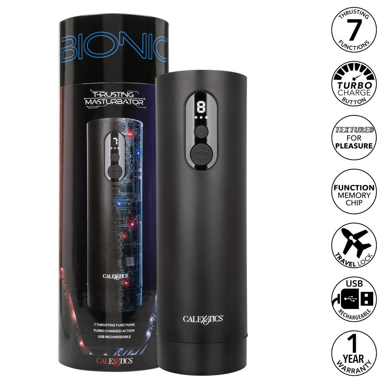 Calexotics Bionic™ Thrusting Masturbator - Buy At Luxury Toy X - Free 3-Day Shipping