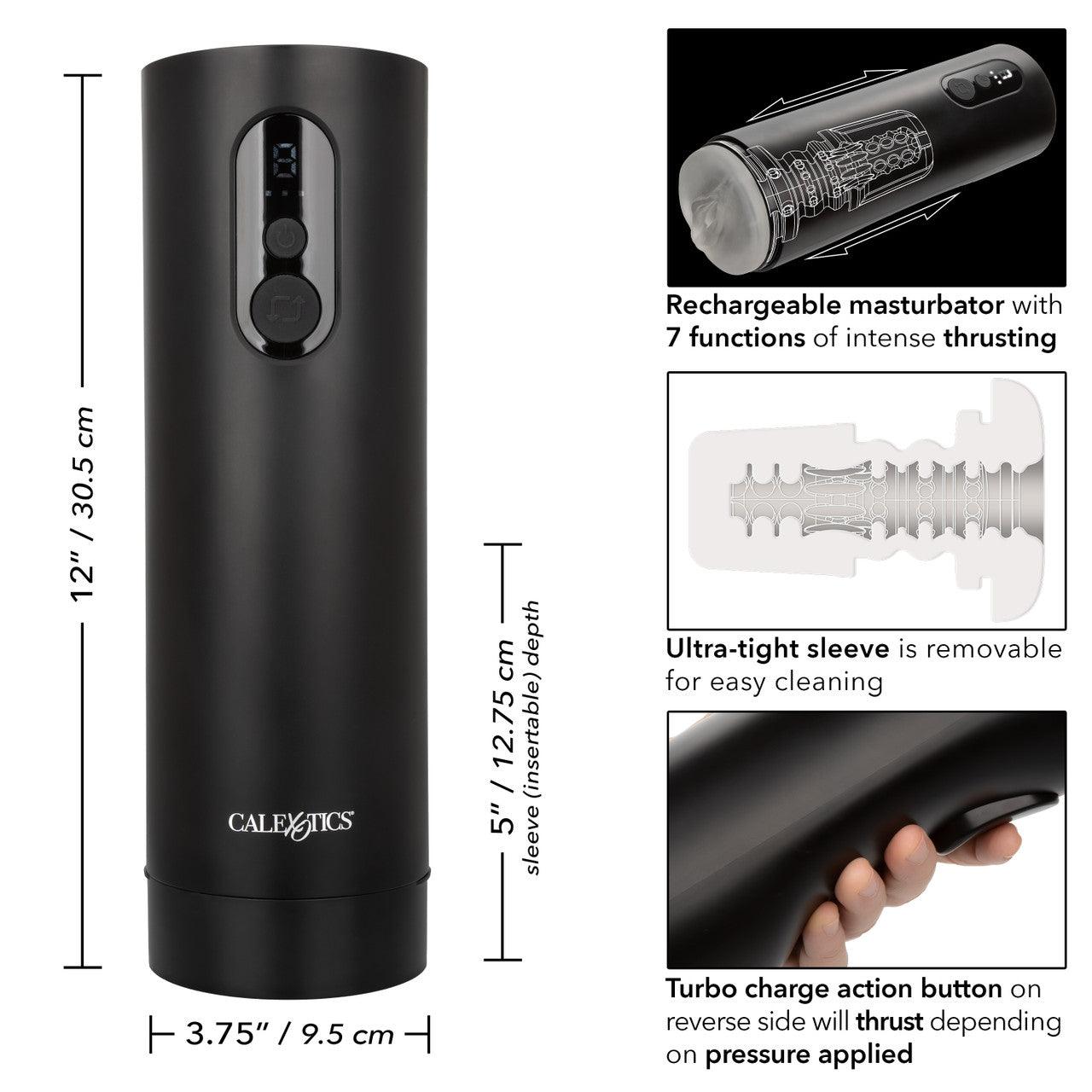 Calexotics Bionic™ Thrusting Masturbator - Buy At Luxury Toy X - Free 3-Day Shipping