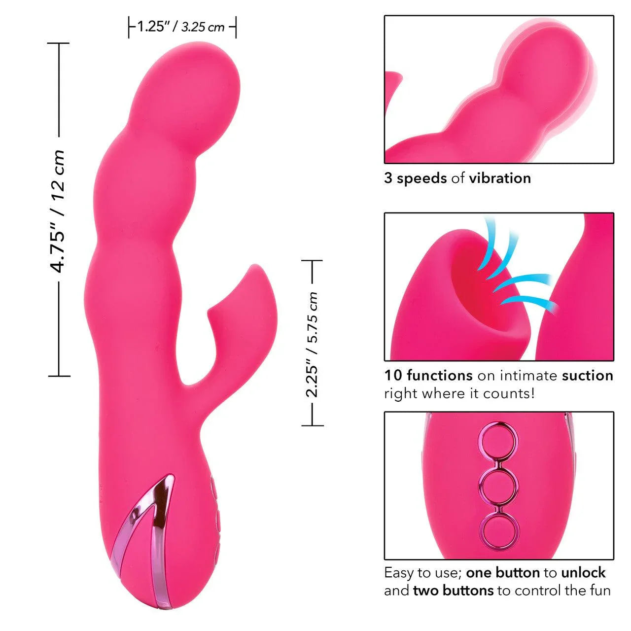 Calexotics California Dreaming Oceanside Orgasm Rechargeable Silicone Clitoral Stimulator - Buy At Luxury Toy X - Free 3-Day Shipping
