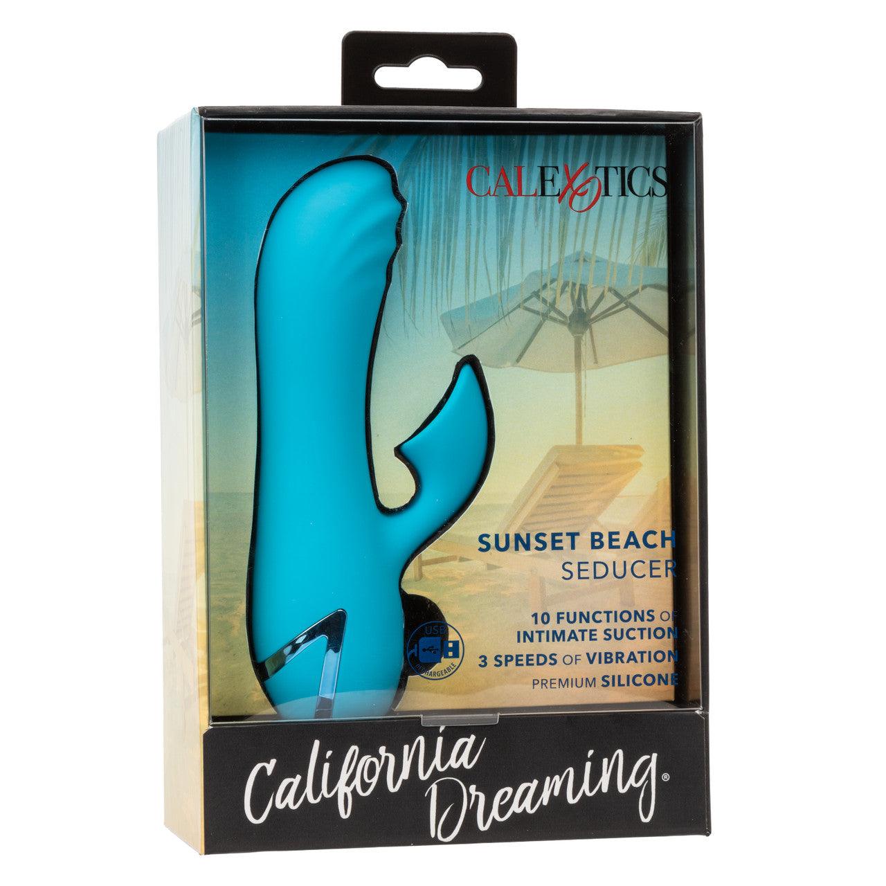 Calexotics California Dreaming Sunset Beach Seducer Rechargeable Silicone Dual Vibrator - Buy At Luxury Toy X - Free 3-Day Shipping