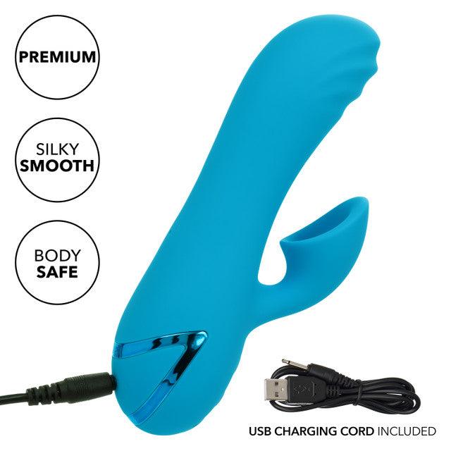 Calexotics California Dreaming Sunset Beach Seducer Rechargeable Silicone Dual Vibrator - Buy At Luxury Toy X - Free 3-Day Shipping