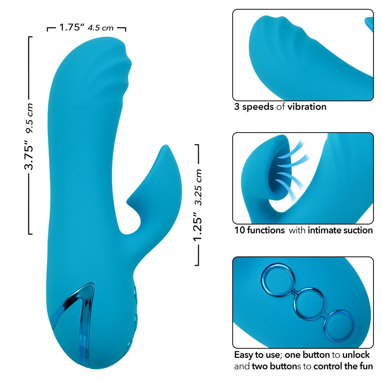 Calexotics California Dreaming Sunset Beach Seducer Rechargeable Silicone Dual Vibrator - Buy At Luxury Toy X - Free 3-Day Shipping