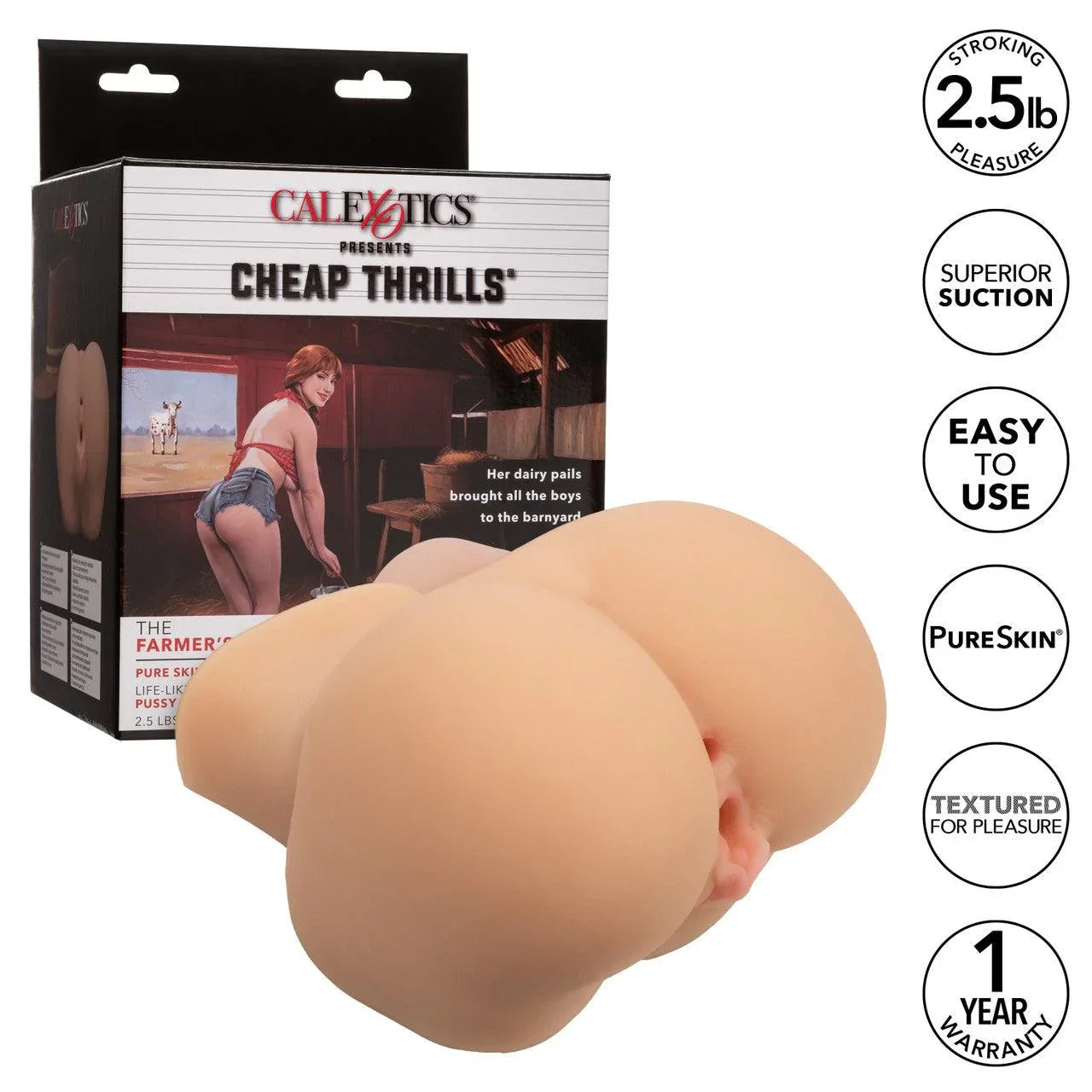 CalExotics Cheap Thrills The Farmer's Daughter Stroker - Buy At Luxury Toy X - Free 3-Day Shipping