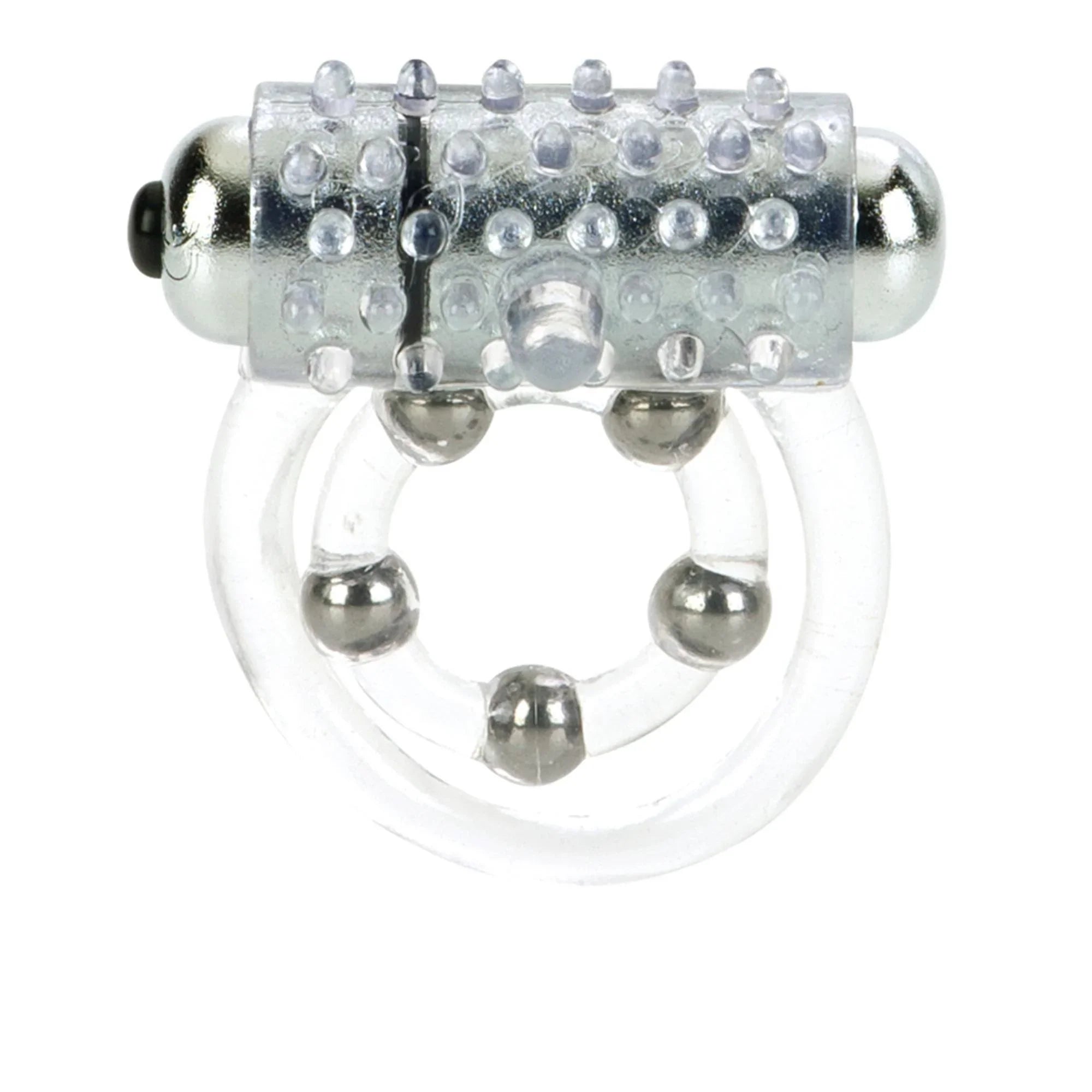 CalExotics Couple's Enhancers 5 Bead Maximus Ring Vibrating Cock Ring - Buy At Luxury Toy X - Free 3-Day Shipping